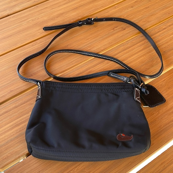 Dooney & Bourke Handbags - Dooney and Bourke nylon mini crossbody bag with leather strap